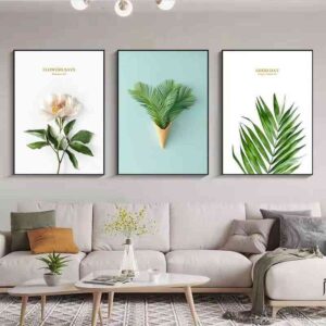3 set nature paint for drawing room