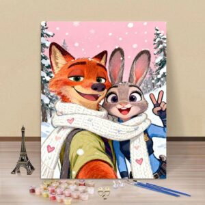 Micky mouse painting